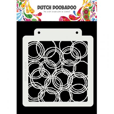 Dutch DooBaDoo Mask Art - Grunge Circles